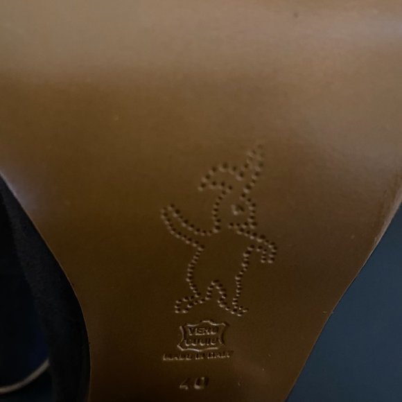 NIB Marni Purple Pink Suede Platform Heels Slingbacks Made in Italy Sz 40 $950 - Picture 11 of 16